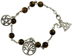 Tigers Eye anklet